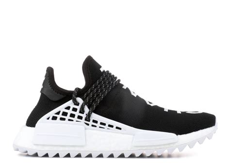 chanel x pharrell x adidas nmd hu black white|Adidas human race pharrell x Chanel.